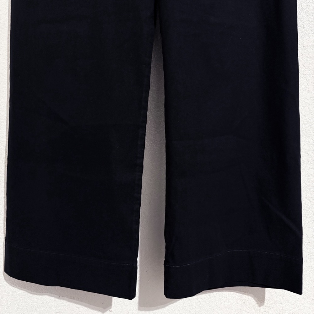 Anthropologie Maeve The Colette Cropped Wide-Leg Pants Magic Fabric in Black - Picture 8 of 11